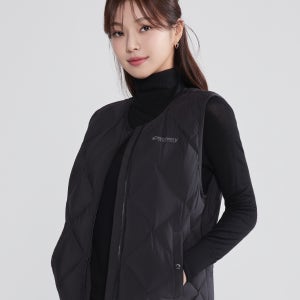 [디스커버리] 여성 디하스 튜브 다운 패딩베스트 (BLACK) DWDV74056