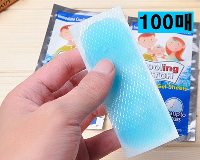 대용량 쿨패치 쿨링패치 붙이는 쿨 아이스 팩 100매입