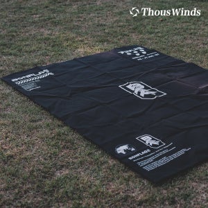 BONFLAG 에어베드 그라운드시트 방수포 블랙