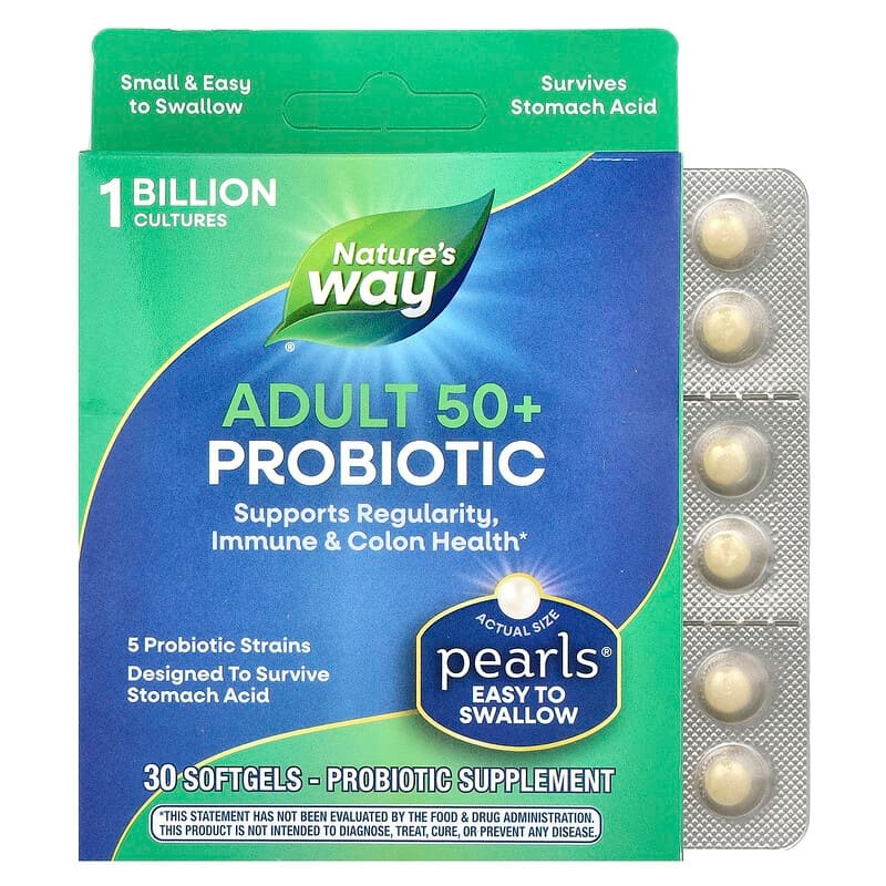 <b>Nature’s Way</b> 프로바이오틱 펄즈 어덜트50+ 30소프트