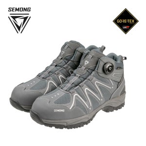 세몽 TM501 GTX GRY 안전화 천연누벅가죽 미끄럼방지 발 편한 작업용 고어텍스 방수 안전화