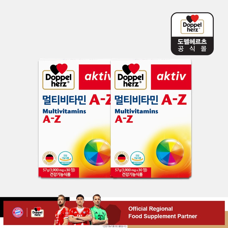 도펠헤르츠 <b>멀티비타민</b> <b>A-Z</b> 30정 30정, 2개