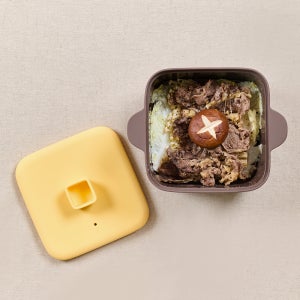 르메이드 실리콘 전자레인지 찜기 계란찜 라면 용기 1200ml 단밤