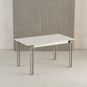 퐁피두 세라믹 식탁 1400mm, 스톤그레이