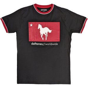 [M,L,XL 국내배송] 공식 DEFTONES 데프톤즈 Star & Pony 링거 반팔 티셔츠