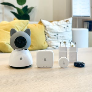 헤이홈 육아선물 출산선물 스마트 홈카메라 홈캠 풀케어패키지 5MP 온습도계