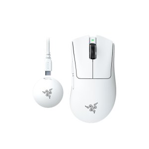 [레이저코리아] 데스에더 v4 pro 화이트 + 외부보호필름 게이밍마우스 데브사