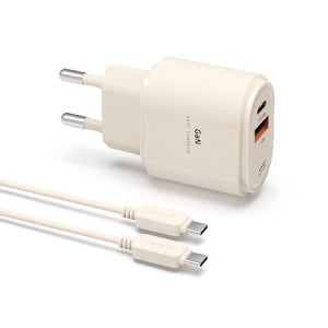 마이크로텍 PD USB 듀얼 30W PPS GaN 고속 충전기 2포트 어댑터