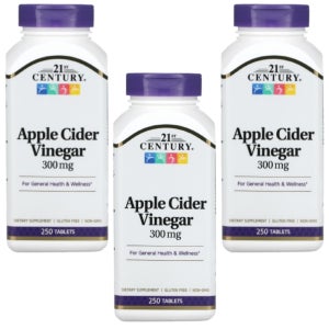 21센추리 애사비 애플사이다비니거 300mg 250정 3개