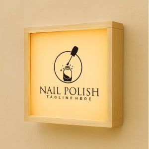 40X40 우드 몰딩 LED조명 나무간판 카페 식당 실내 외부 현판