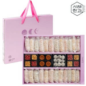 국내산 100% 원재료 서해한과 1단구성 한과 명절 선물세트 서해달빛 개별포장