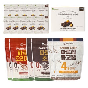 버라이어티팩 행사 초코 나또 청빠만 1박스+파로칩 3종(6봉)