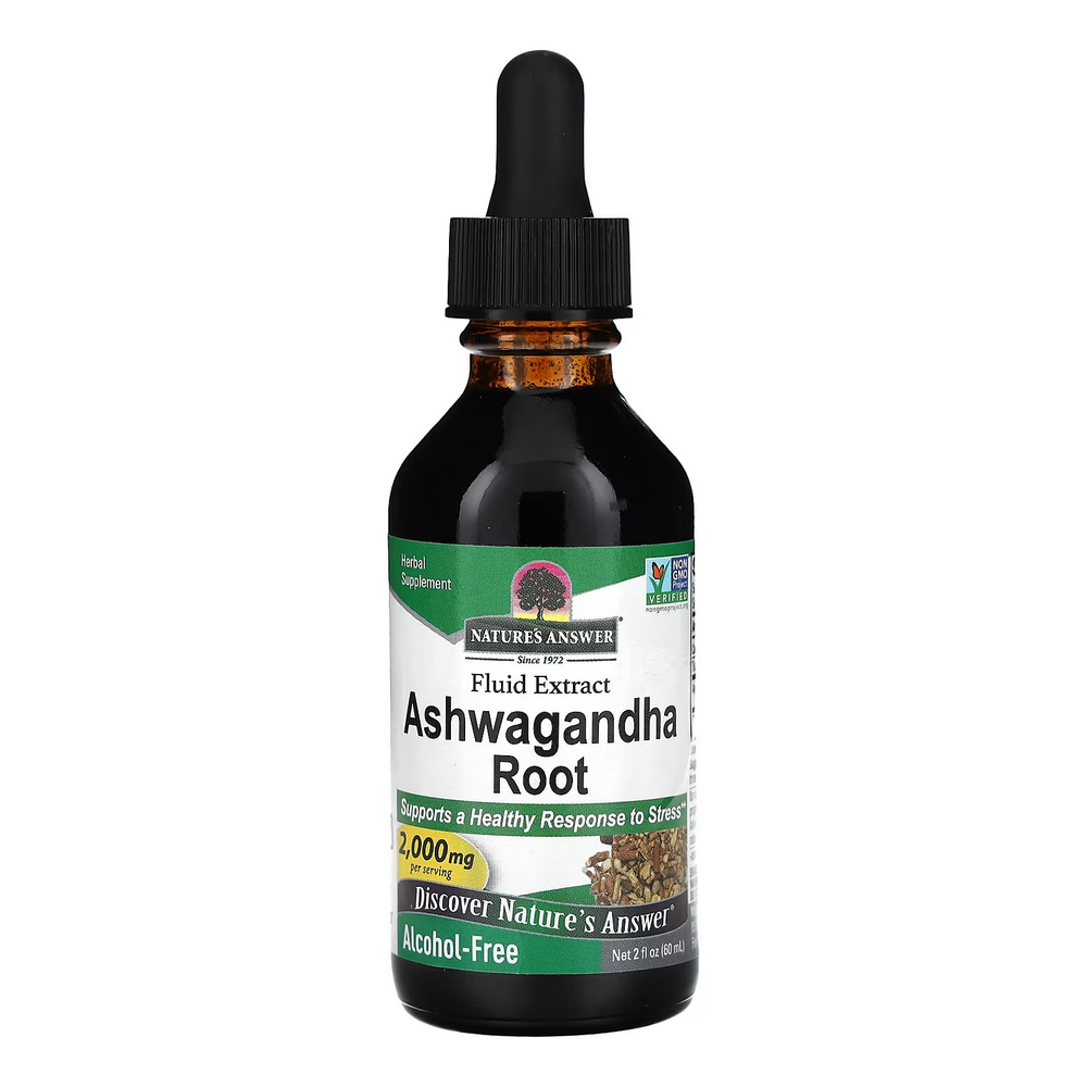 네이처스앤서 아쉬와간다 뿌리 알콜프리 2000mg 60ml