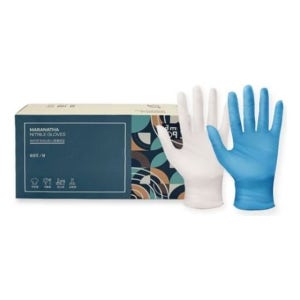 마라나타 식품용 니트릴장갑 백색 청색 100매
