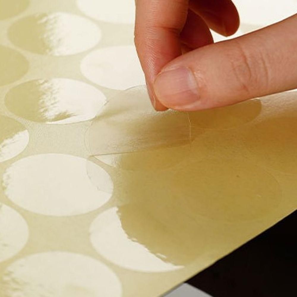 원형 투명 실링 스티커 20mm 1장 50개