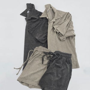 테리 카라티 쇼츠 셋업 CCC 25ss 오버핏