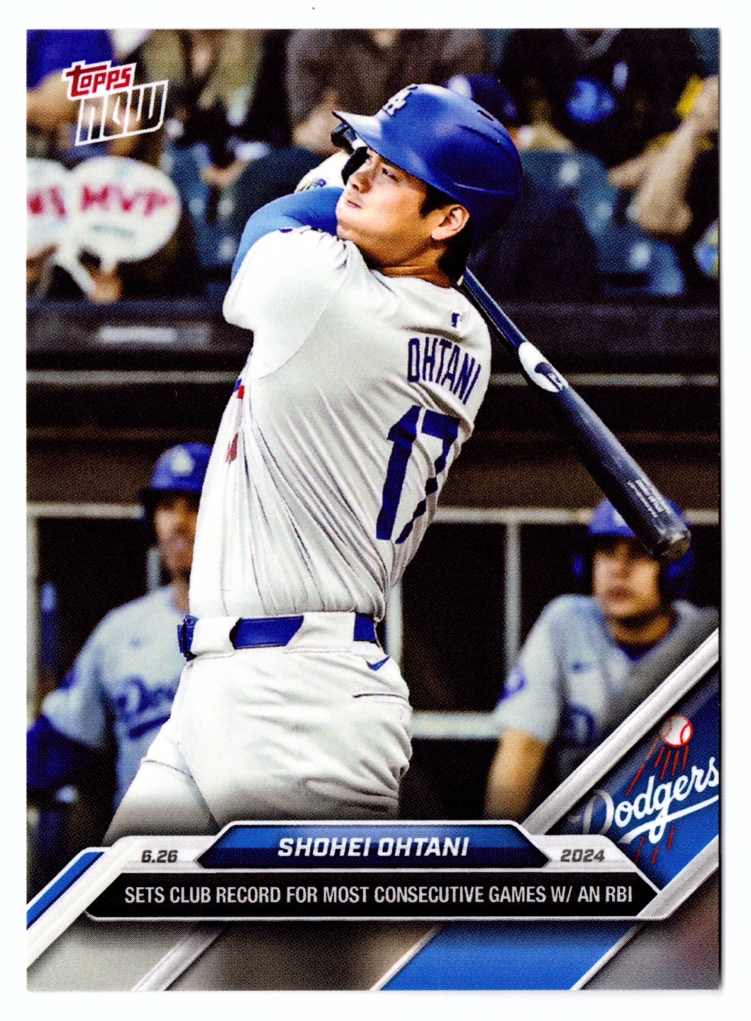 2024 Topps NOW MLB - Shohei Ohtani Card No.351 탑스나우 쇼헤이 오타니
