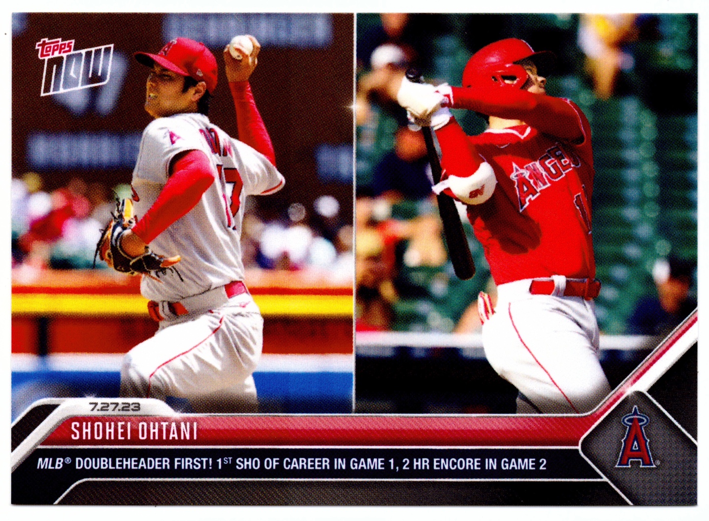 2023 Topps NOW MLB - Shohei Ohtani Card No.625 탑스나우 쇼헤이 오타니
