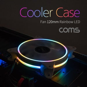 Coms Rainbow LED 쿨러 120mm