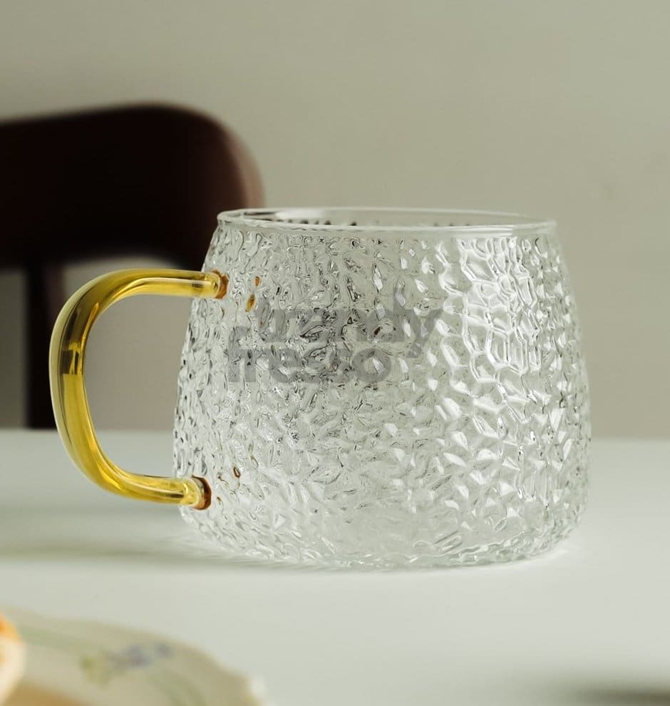 프레소 손잡이 유리잔 컬러핸들 유니크아이템 홈카페유리컵 항아리컵