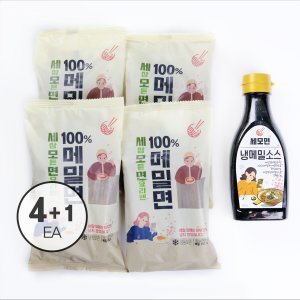 올리 메밀소바 100% 메밀면 세모면 150g 4개 + 냉메밀소스 265g 1개