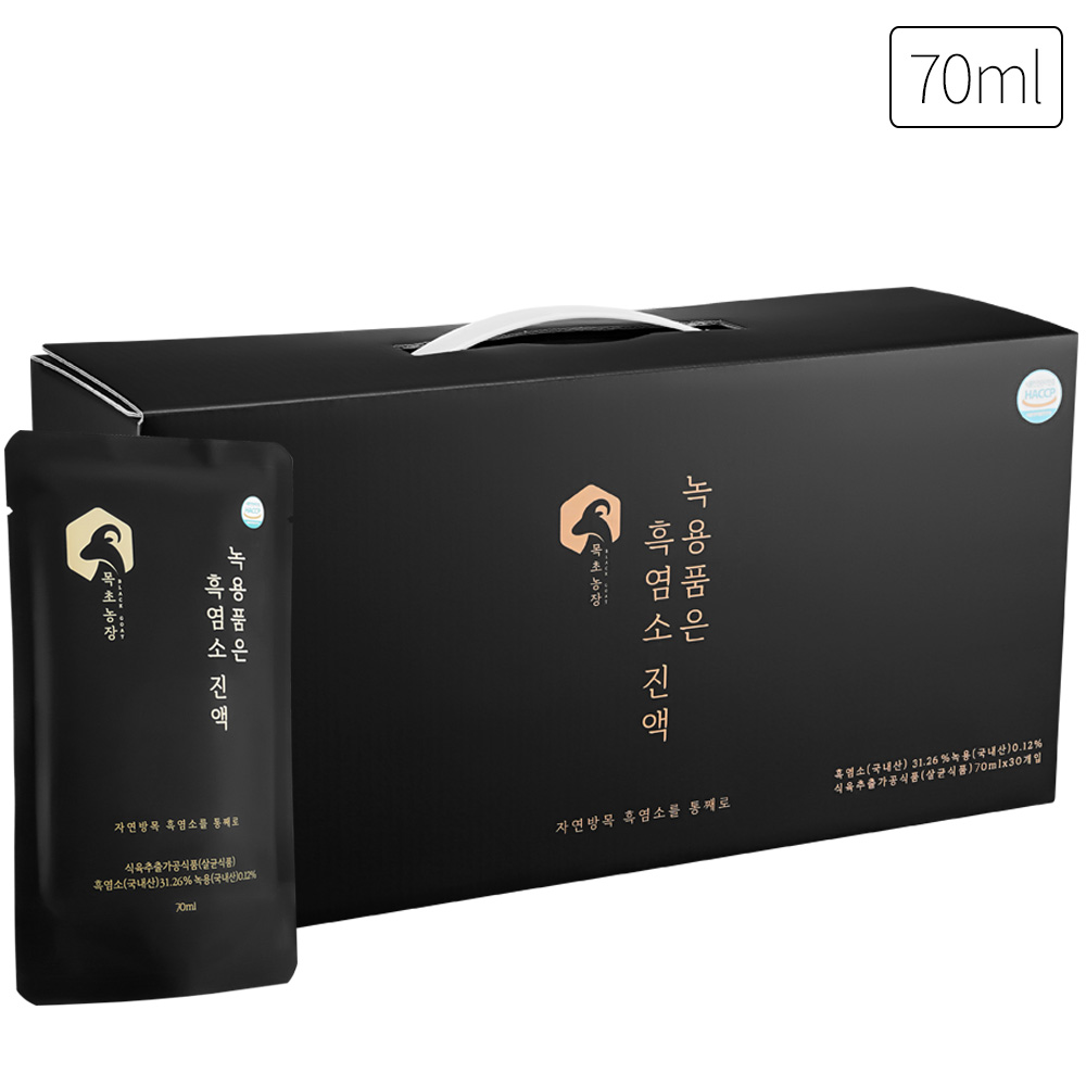 목초농장 녹용 품은 흑염소진액 엑기스 흑염소즙 70ml x 30개입