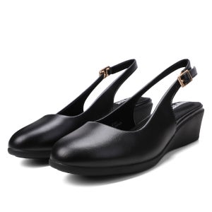 엠프리스 슬링백 펌프스 구두 여성 스틸레토 슬링백힐 75BK