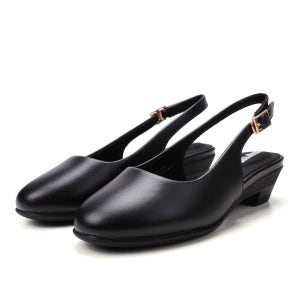 엠프리스 슬링백 펌프스 구두 미들힐 여성 스틸레토 슬링백힐 B8BK