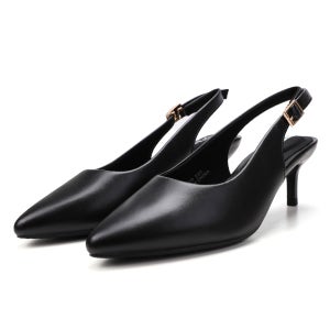 엠프리스 슬링백 펌프스 구두 미들힐 여성 스틸레토 슬링백힐 S5BK