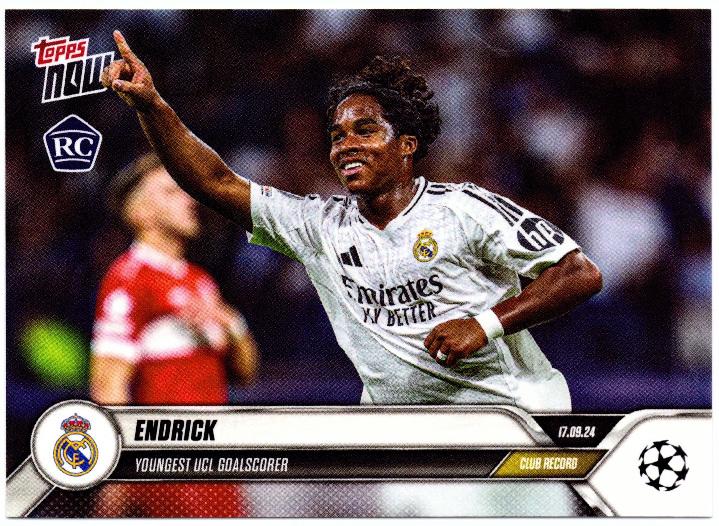 2024-25 Topps Now UCL - Endrick Card No.006 탑스나우 엔드릭