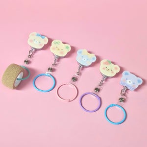 테이프 걸이 70cm 쭉 늘어나는 와이어 반창고 릴 홀더