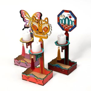 (10개)(만들기키트) 전통 촛대 만들기 3종중 택1 (티라이트 비포함)