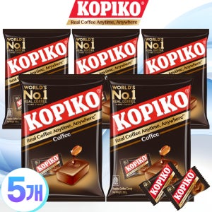 코피코 사탕 커피 캔디 kopiko 잠깨는 캔디 커피맛 (대), 800g, 5개