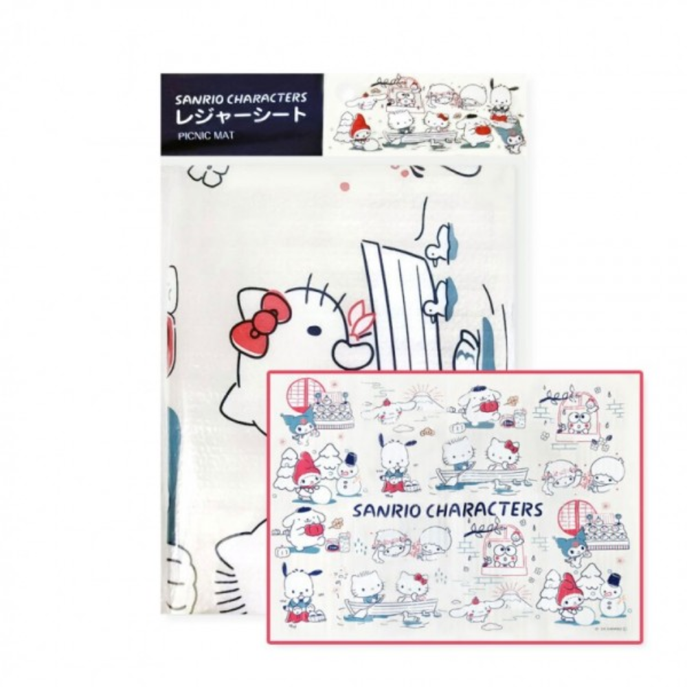 산리오 피크닉 돗자리 야외 여름 휴대용 법랑 방수 소형 친환경