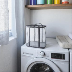 벽걸이 틈새 빨래바구니 세탁바구니 이동식 오픈형