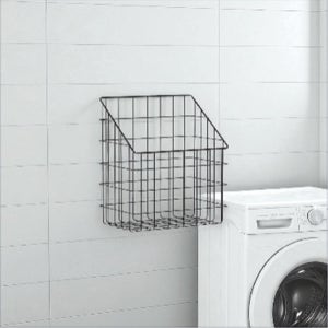벽걸이 틈새 빨래바구니 세탁바구니 이동식 오픈형