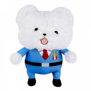 엉덩이탐정 말티즈서장 봉제인형 22cm 캐릭터인형 브라운