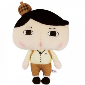 엉덩이탐정 봉제인형 30cm 말티즈서장 캐릭터인형 브라운