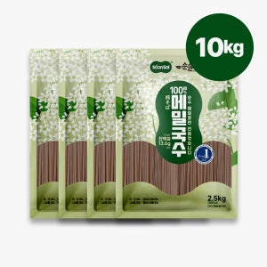 순솔 메밀국수 10kg (2.5kg x 4개) 단백질 제로슈가 막국수 소바 메밀면