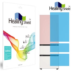 LG 디오스 김치톡톡 오브제컬렉션 323L 3도어 Z331GPB151 외부보호필름 무광 세트