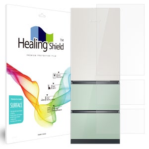 위니아 딤채 김치 냉장고 스탠드형 418L 3도어 GDT42GRPIEM 무광 외부보호필름 세트