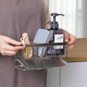 스텐 304 수세미 받침 정리 물빠짐 거치대