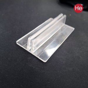 HE아크릴칸막이받침대 3T 칸막이 넓은받침대 -자 넓은 고정지지대 아크릴판 브라켓 투명