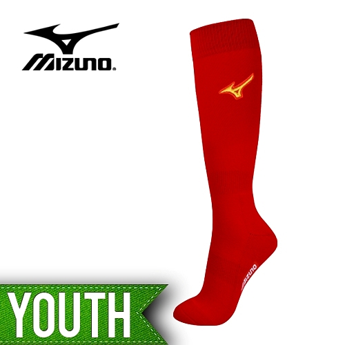 MIZUNO 미즈노 유소년 야구양말 2162 ( 레드 )