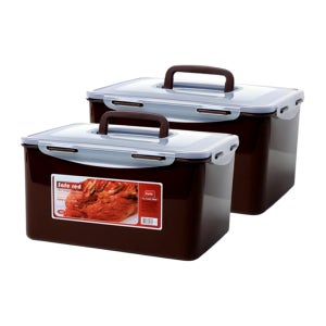 리젠리빙 세이프 김치냉장고 김치통 손잡이 대용량 김장용 10L 2개