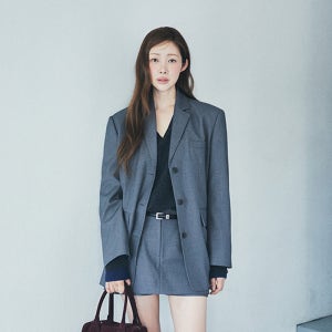 [그로브][차정원 착용] [네이버 단독] 25FW BELLA JACKET (GRAY)