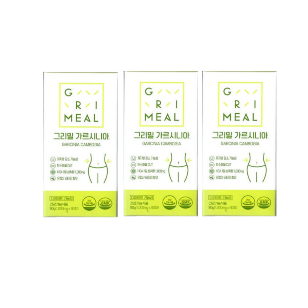 <b>그리밀</b> 가르시니아 1000mg x 90정 3개