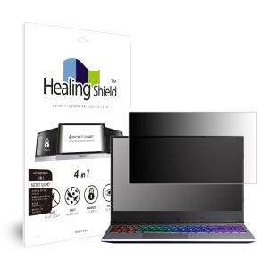 한성컴퓨터 TFG155W 항균 보안필름 블루라이트차단 양면 정보보안기