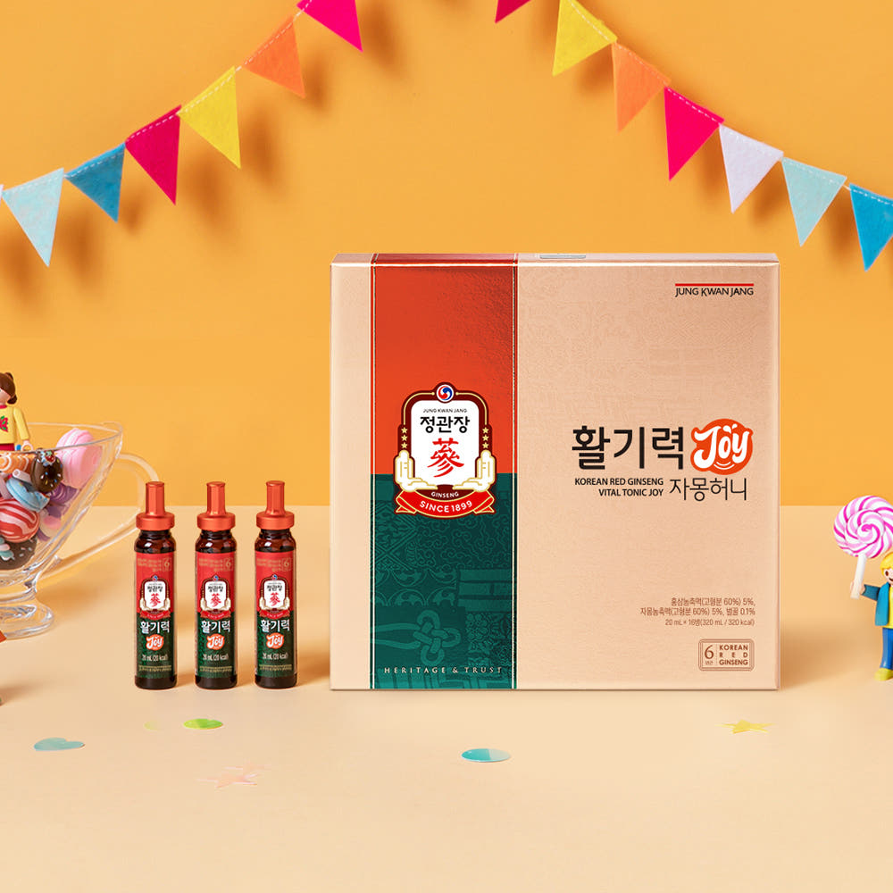 <b>정관장</b> 활기력 JOY 20ml 16개입, 1개
