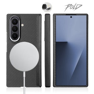 [POLD] 갤럭시 폴드7 맥세이프 아라미드 600D 카본 힌지보호 케이스 초경량 벤크스